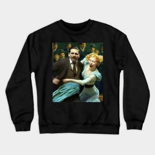 Hurry vintage couple Crewneck Sweatshirt